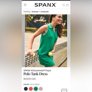 SPANX AirEssentials Pique
Polo Tank Dress